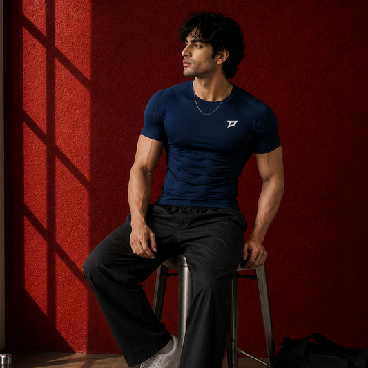 Compression Tee Men (navy)