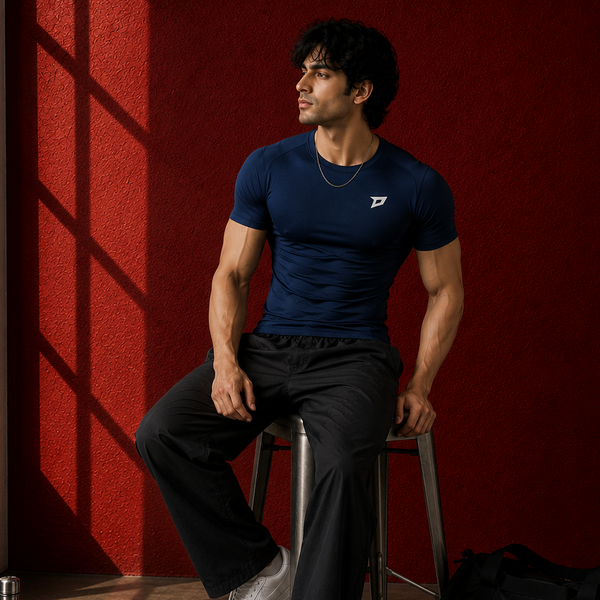 Compression Tee Men (navy)