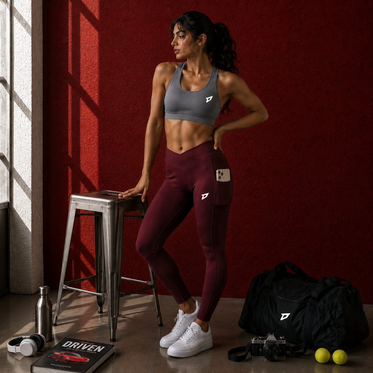 Leggings (maroon)
