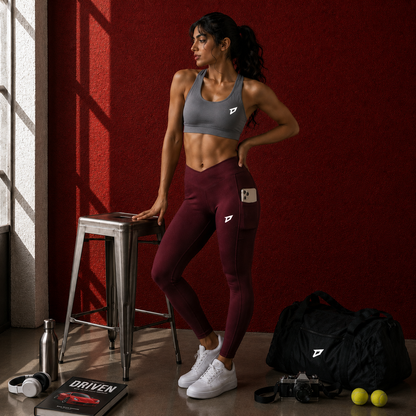 Leggings (maroon)