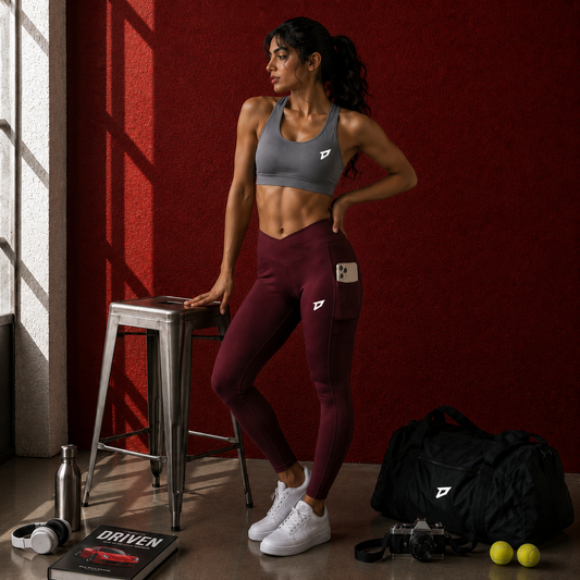 Leggings (maroon)