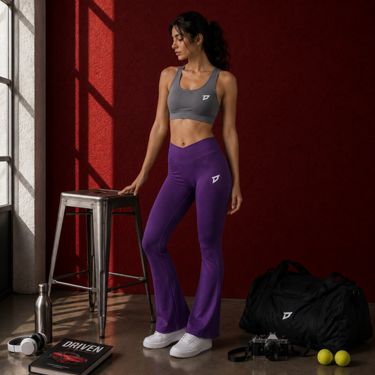 Flared Leggings (purple)
