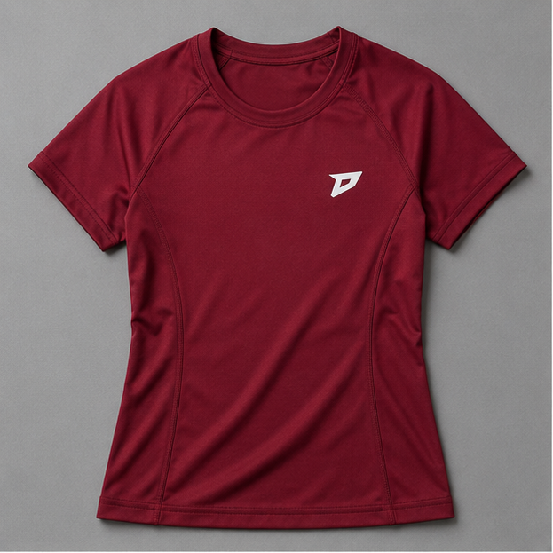 Contour Tee Women (maroon)