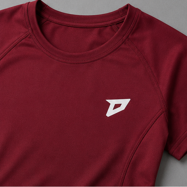 Contour Tee Women (maroon)