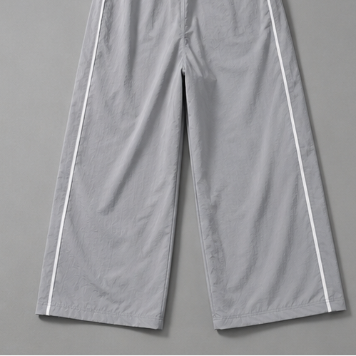 Unisex Wide Leg Trousers (grey)