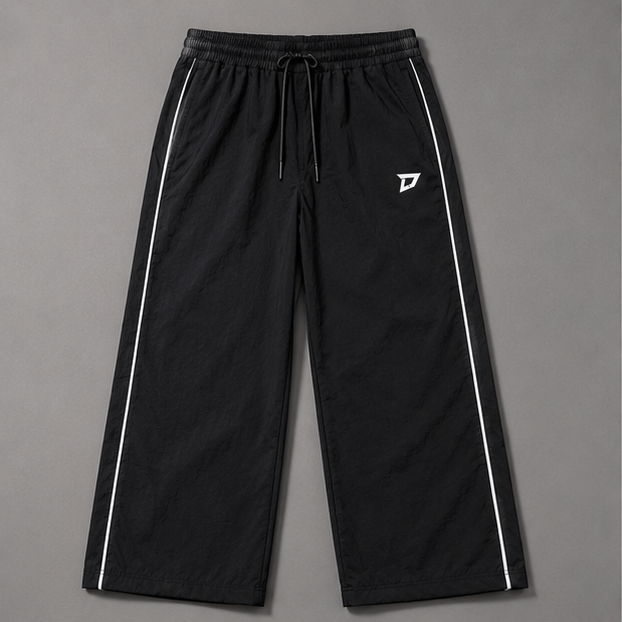 Unisex Wide Leg Trousers (black)