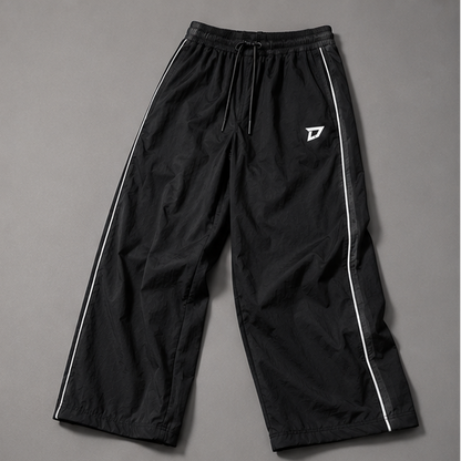 Unisex Wide Leg Trousers (black)