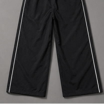 Unisex Wide Leg Trousers (black)