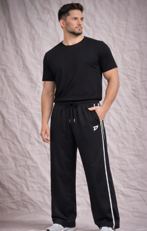 Unisex Wide Leg Trousers (black)